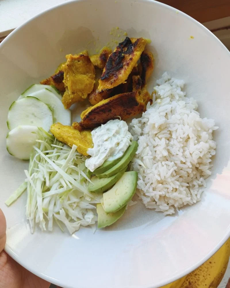 Turmeric Chicken Bowls