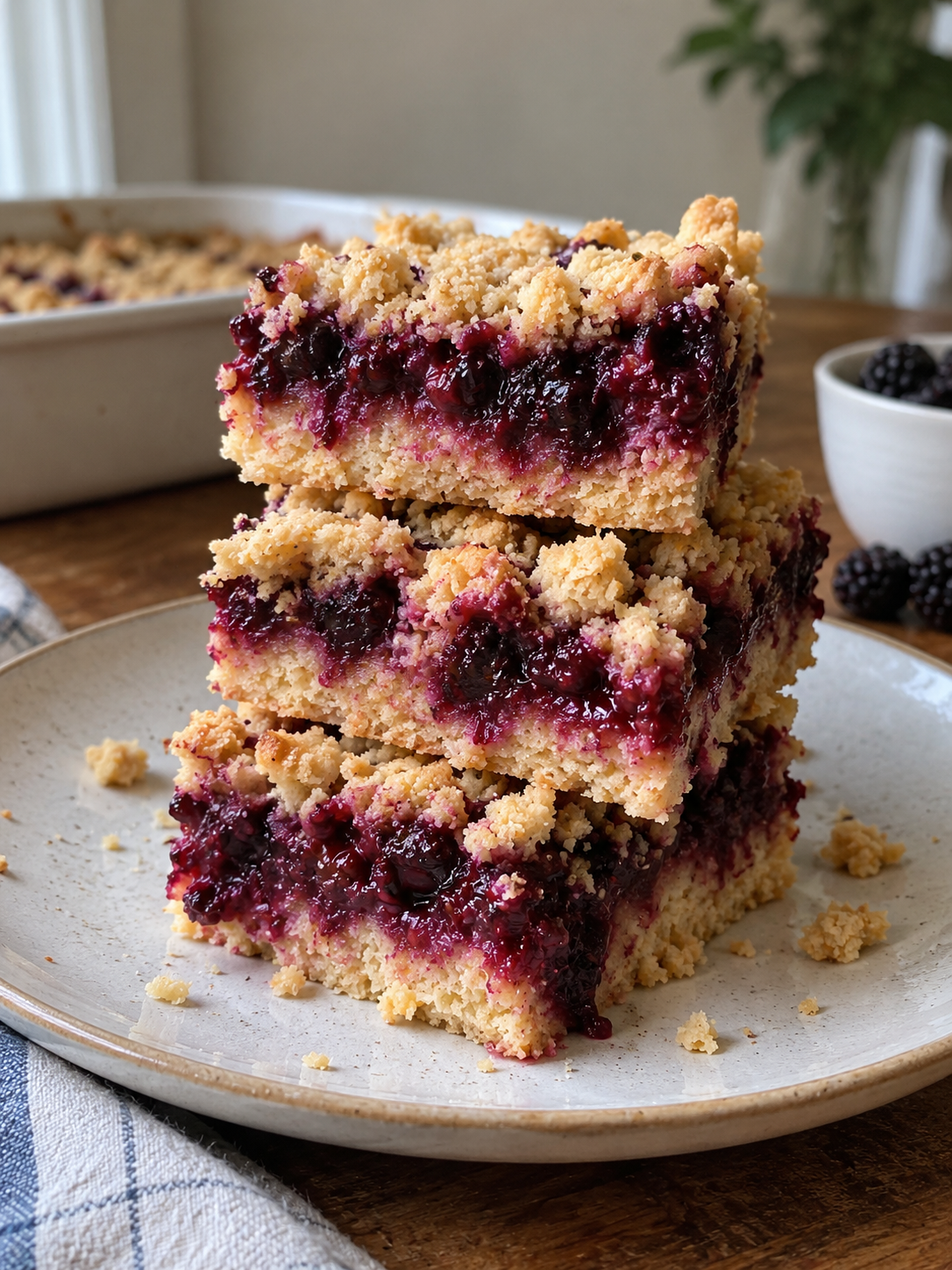 Blackberry Breakfast Bars