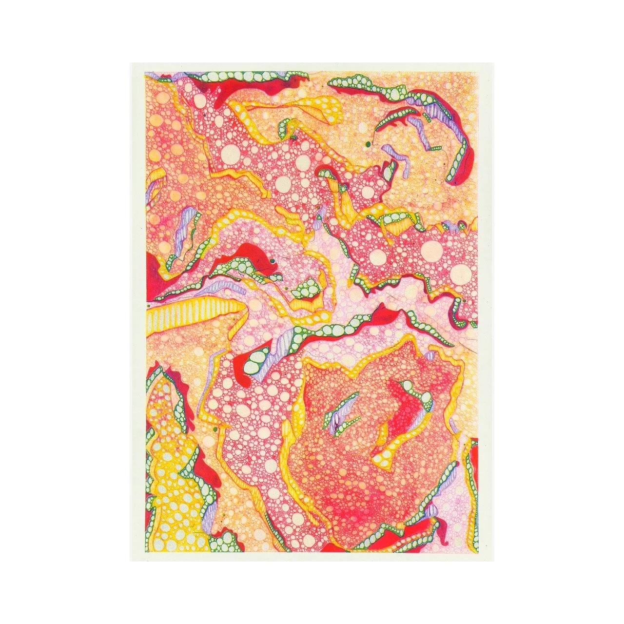 Limestone #2 - A3 Risograph Print