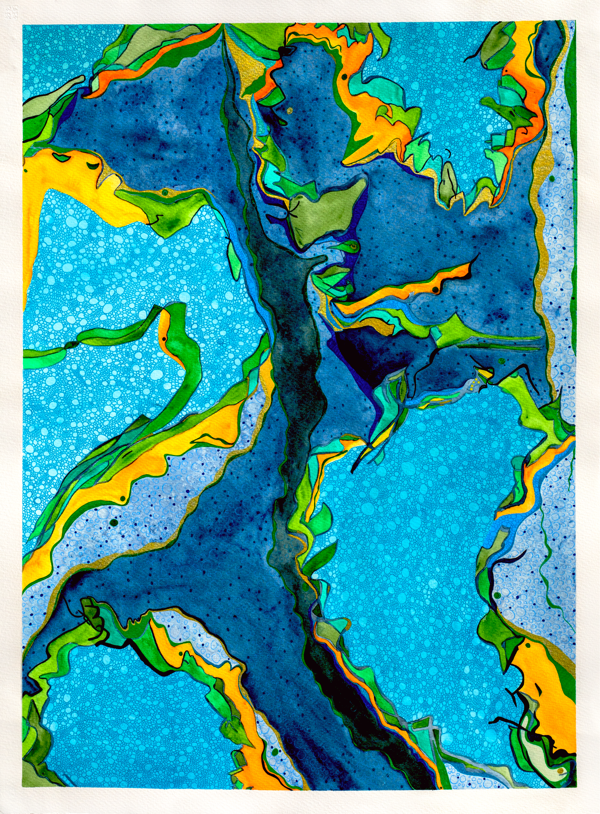 Deep Ocean, 2024 (56 x 76cm)