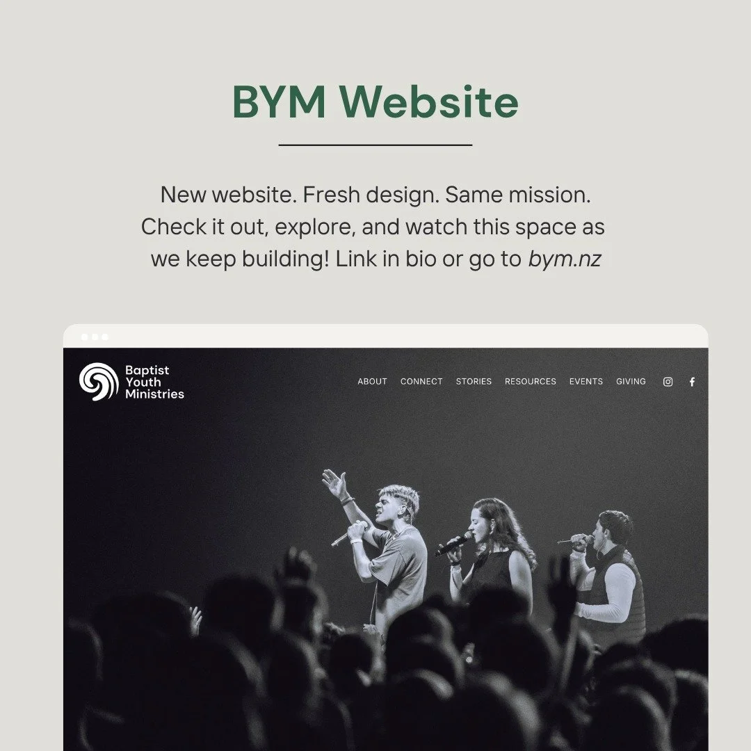 Check out our new website! 

bym.nz📲