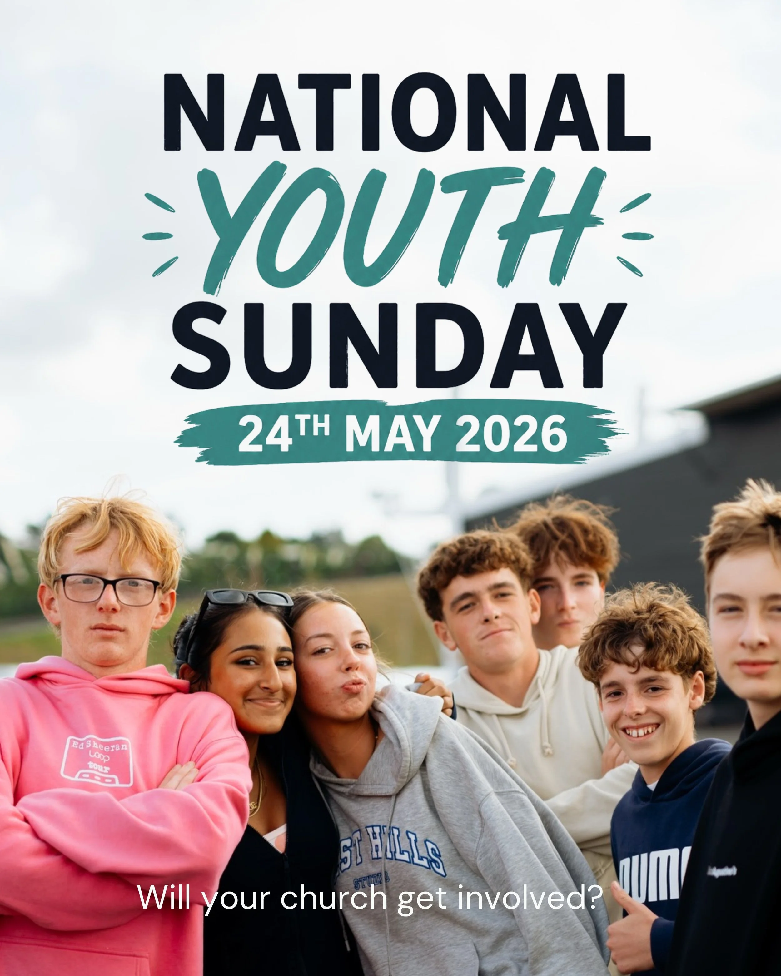 This Sunday we are celebrating the young people in our communities! 🙌

It's National Youth Week across Aotearoa, and we're encouraging churches to take a moment to pause, pray, and champion rangatahi during their Sunday gathering.

Young people are 