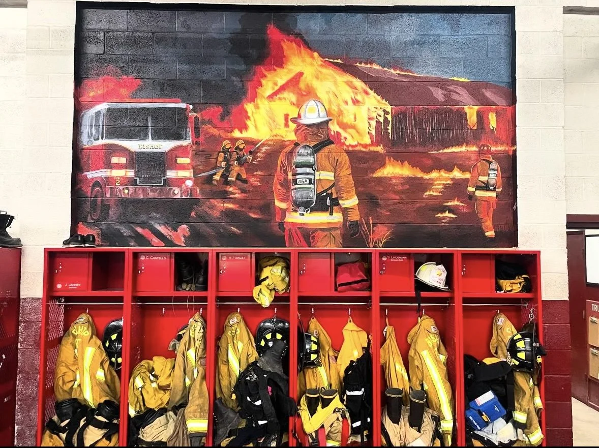 Bishop Fire Department Mural 1