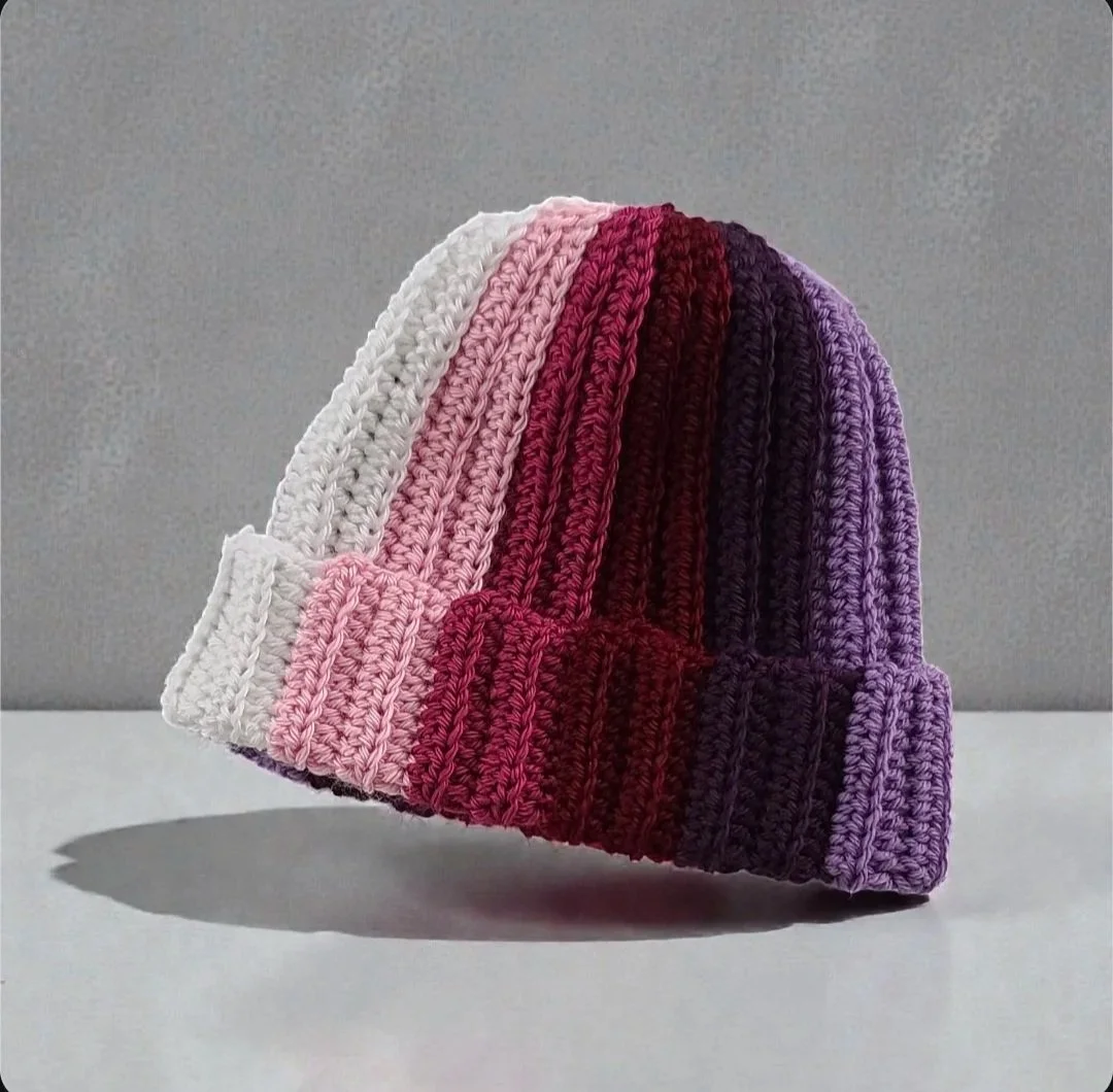 SugarPlum Ribbed Beanie