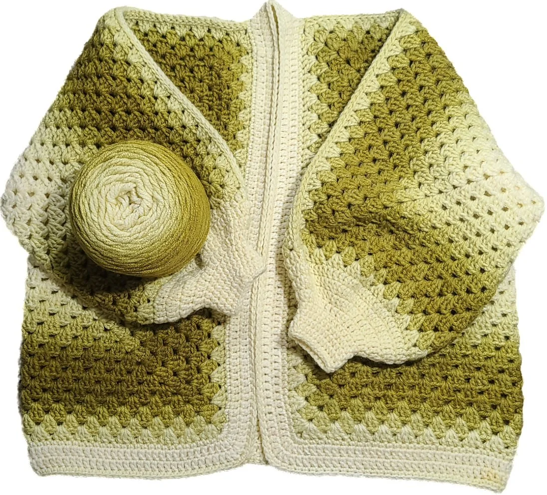 Melting Hues Hexagon Cardigan