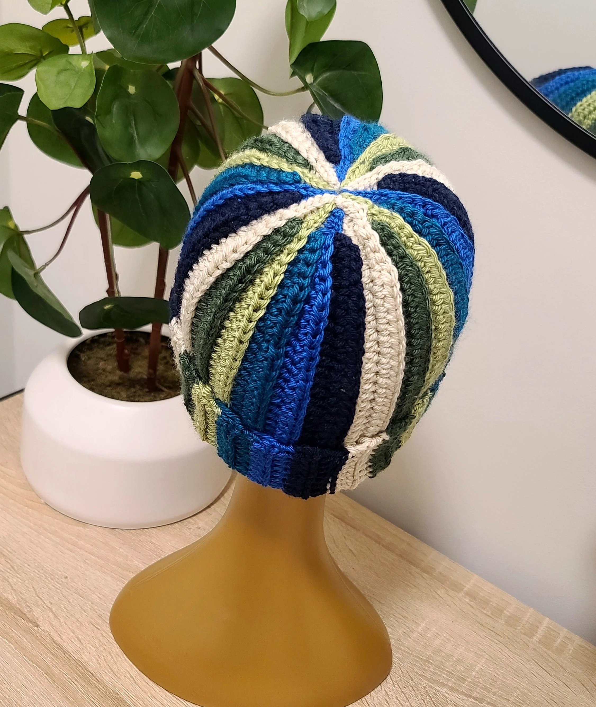 Blue Cucumber Beanie 4