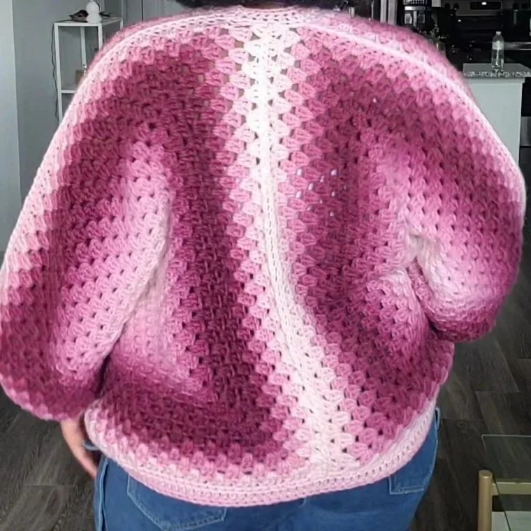Crochet Hexagon Cardigan