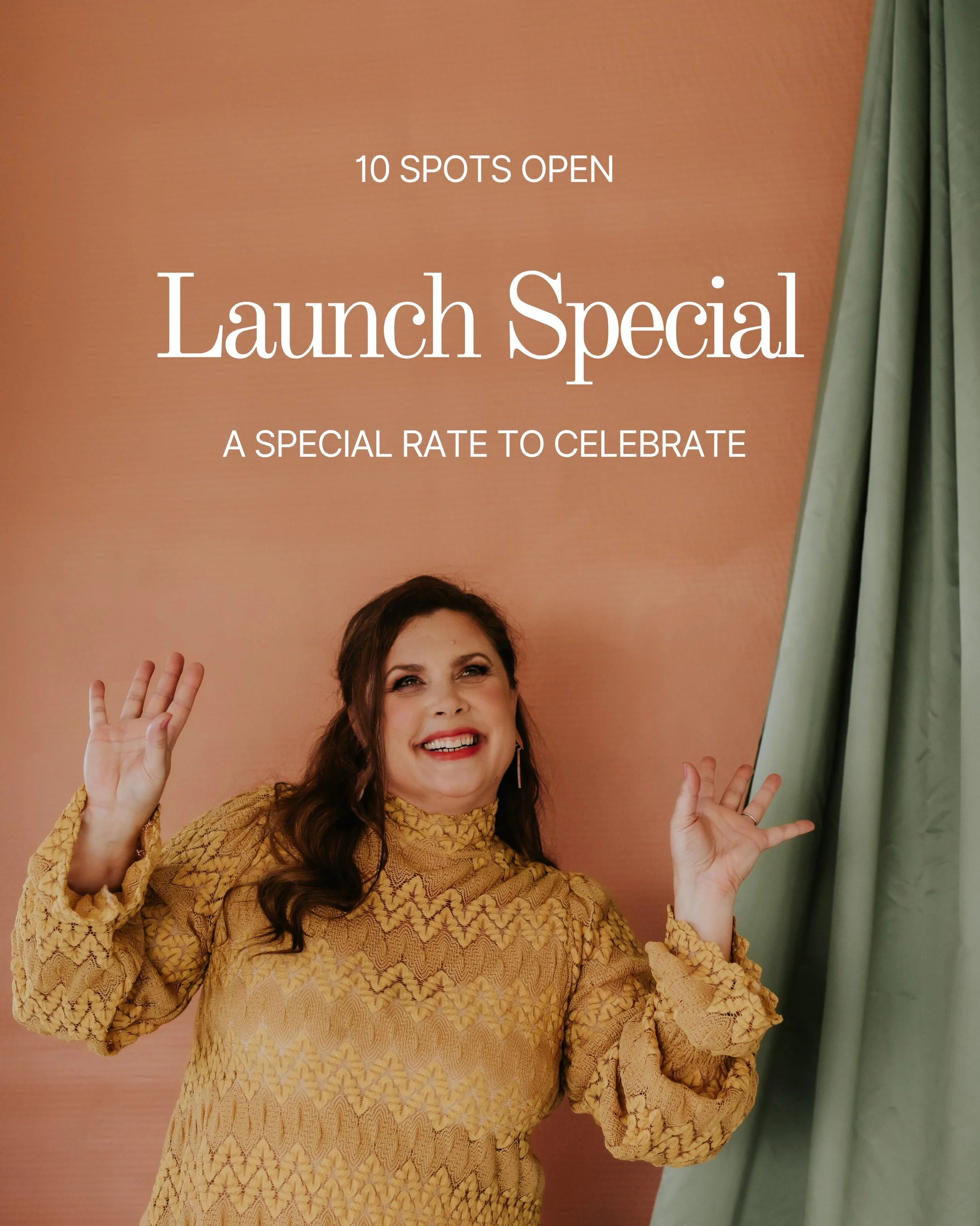 The website has been live for a week and to celebrate, I&rsquo;m offering a launch week special!

I&rsquo;m opening 10 spots for you (or a friend) to book at 30% off on single sessions or packages. 

Whether you&rsquo;ve got something coming up and w