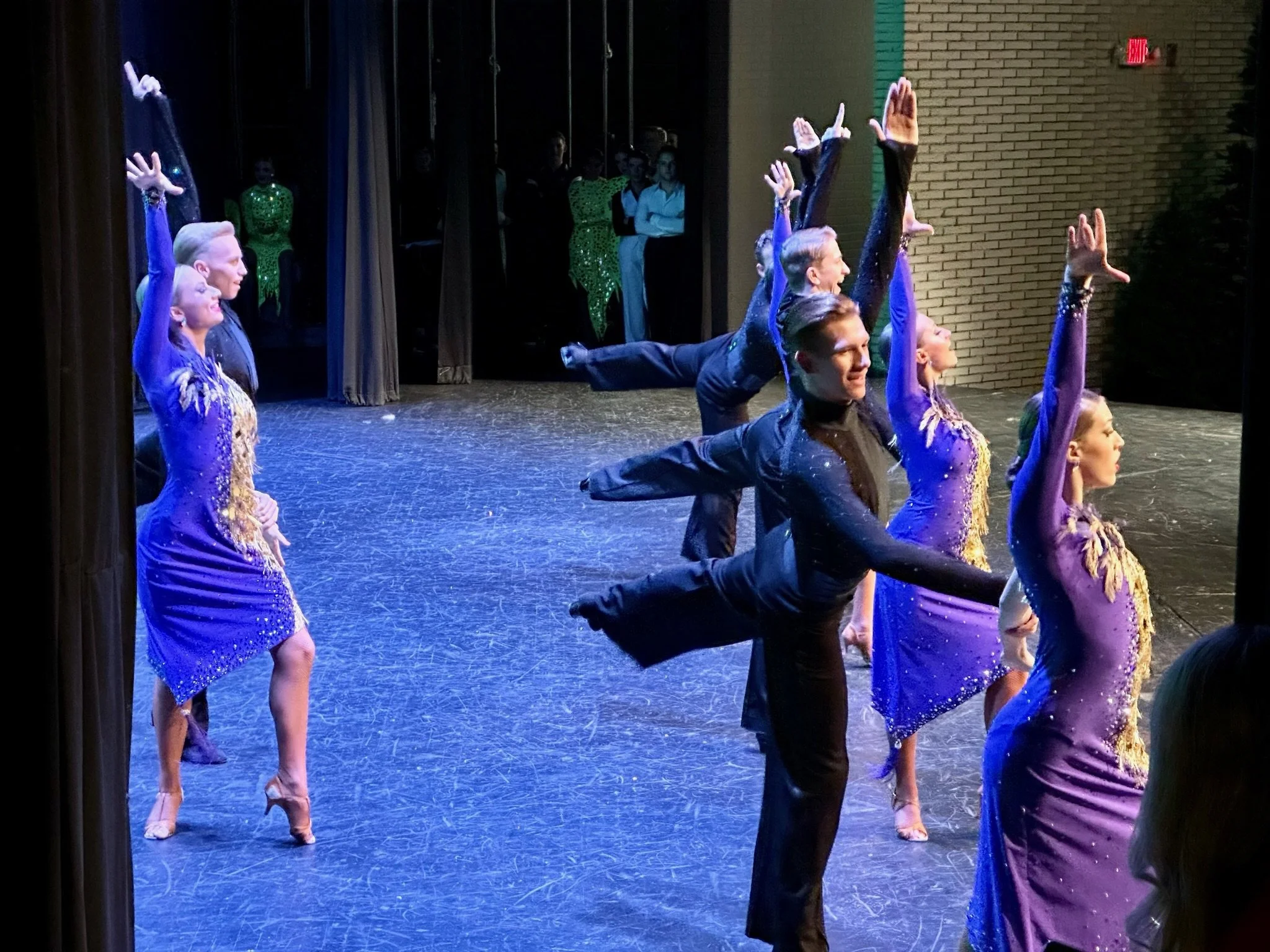 Noah Scribner performing with the BYU Youth Ballroom team for their Winter Showcase.