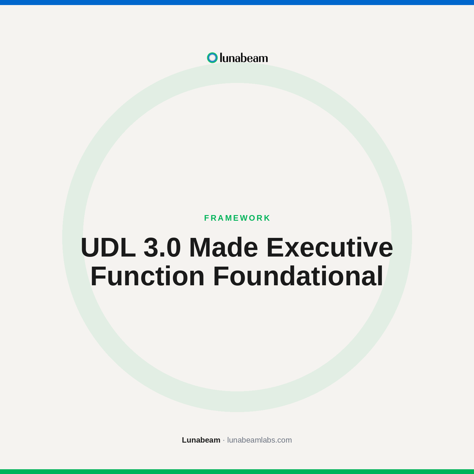 UDL 3.0 Made Executive Function Foundational. Here's What That Means for Your Program.