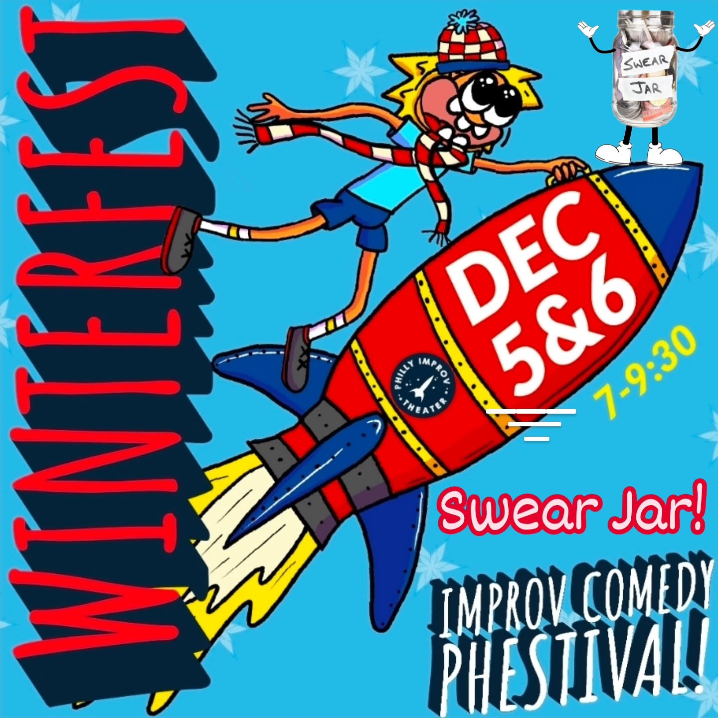 We're thrilled to be performing, among many talented performers, at Winterfest this Friday, Dec 5th!!! 

Come out and win your very own opportunity to see a show VERY loosely based on a suggestion that you give us!

Disclaimer, we may not take your s