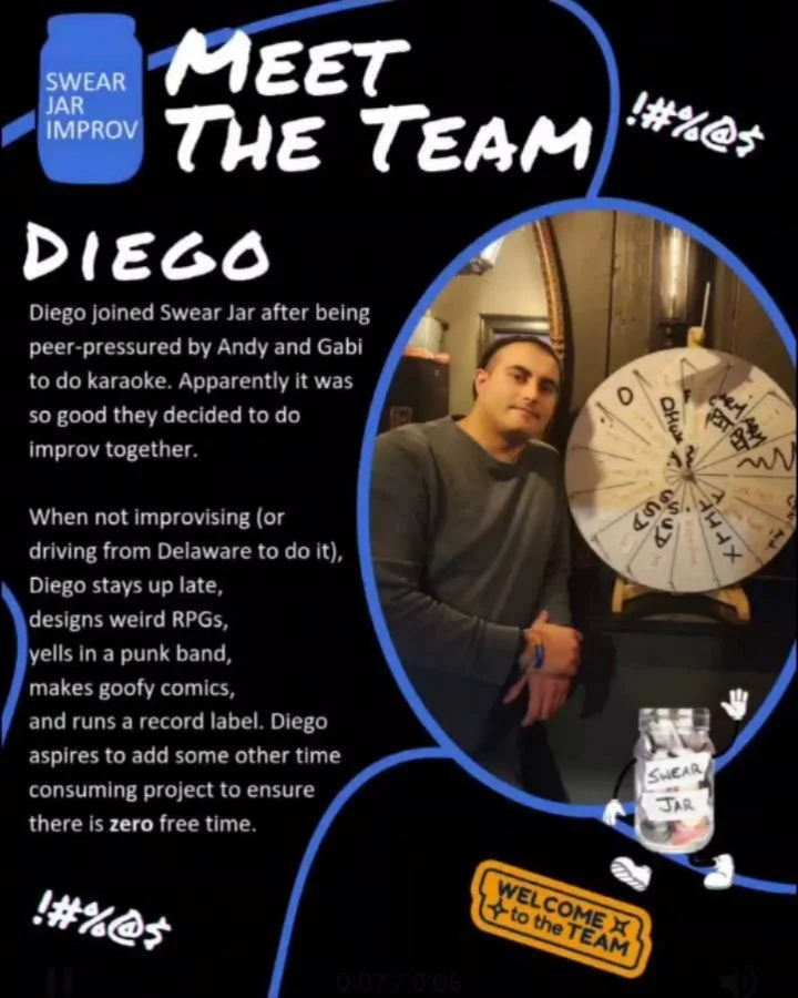 🚨NEW YEAR NEW SWEAR JARVIAN ALERT!!!!!🚨

(Diego's actually been on the team for a few months now but it's taken us a minute to get everything sorted to post this, whoops!)

We've also heard your jeers and swears regarding the song selection on the 