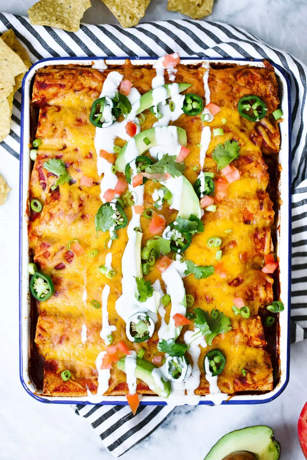 B- Casserole: Chicken Enchiladas