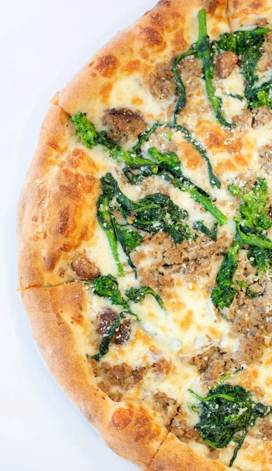 Salsicia e' Rapini Speciality Pizza