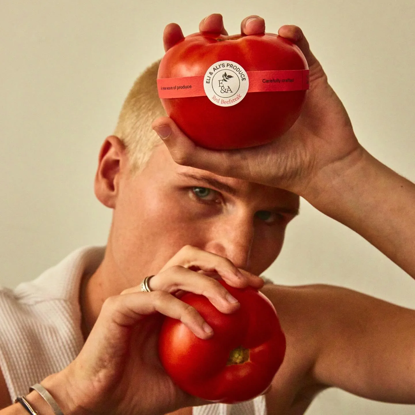 liam sporting the Classic Red.