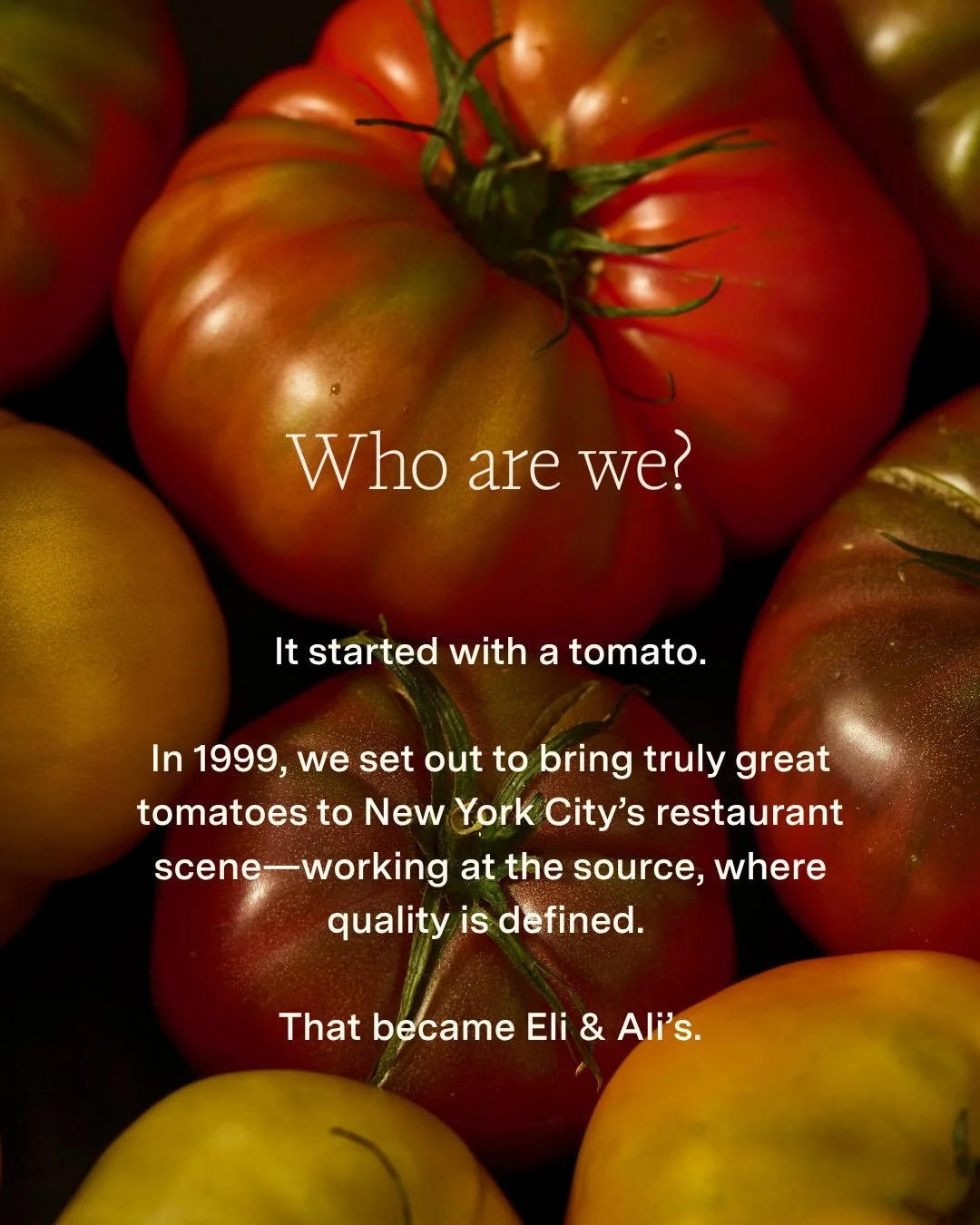 a new wave of produce - built around flavor, not shelf life. SWIPE to learn more.