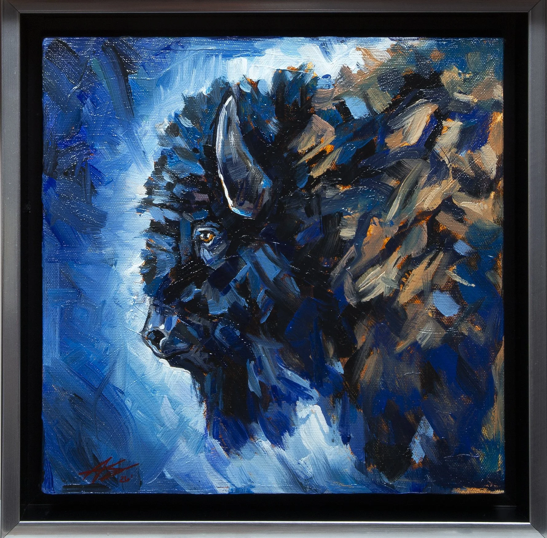 "Ancient Thunder" 11"x11" Sold
 Oil on Canvas