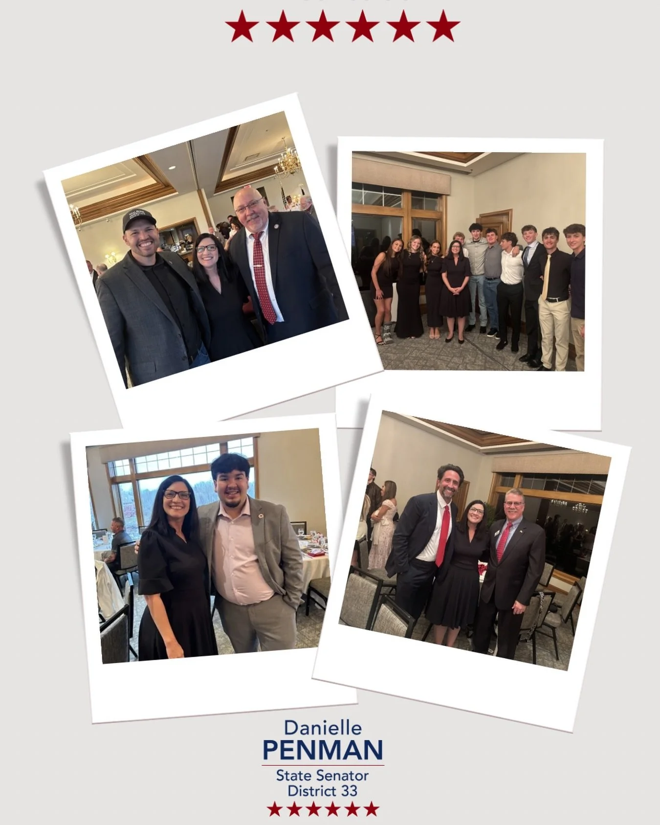 Grateful to the McHenry County Republican Party for a great Lincoln Dinner this evening. It was an honor to attend and hear from Eric Troe and Ben Bergquam&hellip;both were incredibly inspiring. The energy in the room was undeniable, and the exciteme
