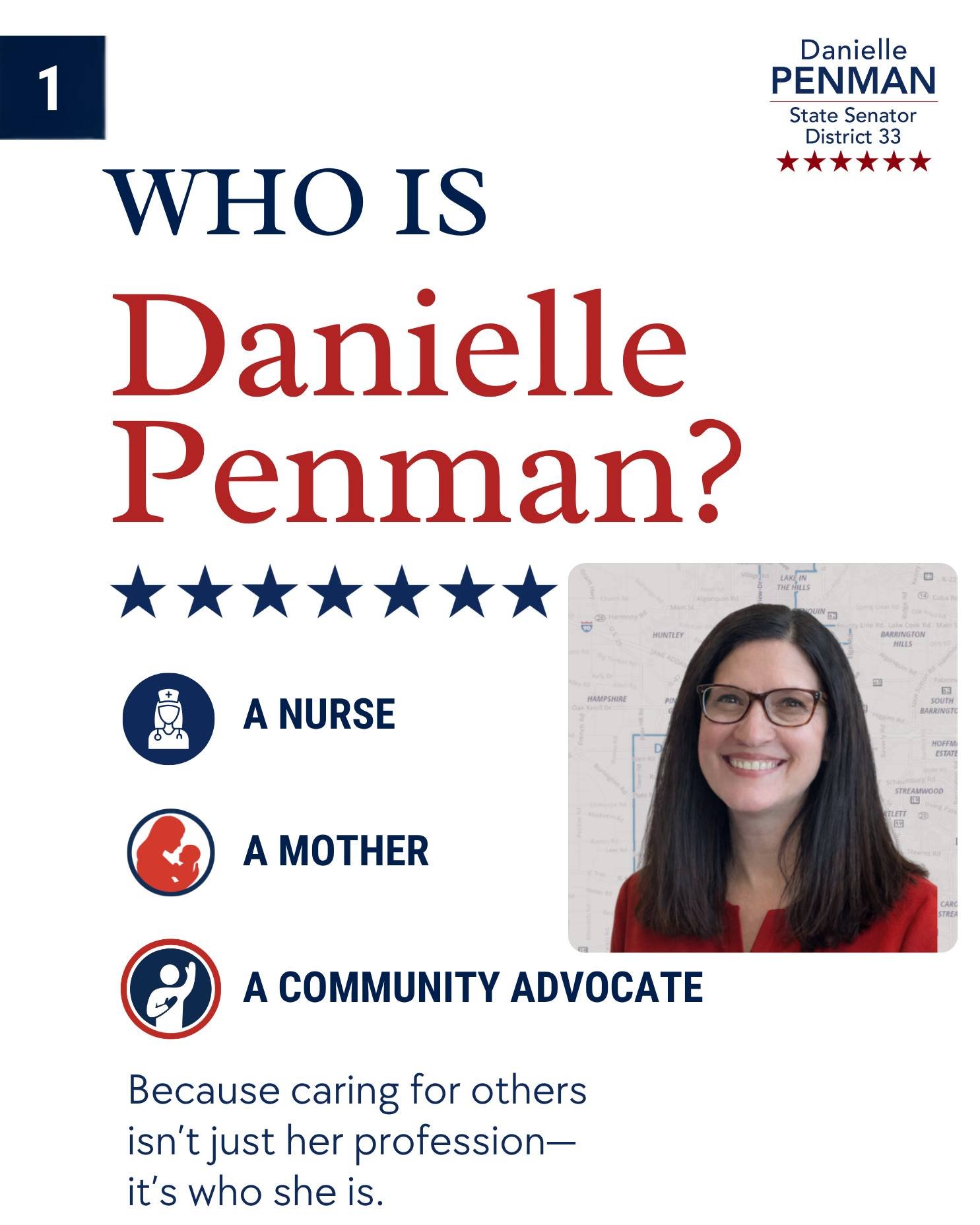 For those who may be new here, I wanted to take a moment to introduce myself.

I&rsquo;m Danielle Penman &mdash; a nurse, a mother, a community advocate, and a candidate for Illinois State Senate.

I wasn&rsquo;t asked to run. I stepped forward becau