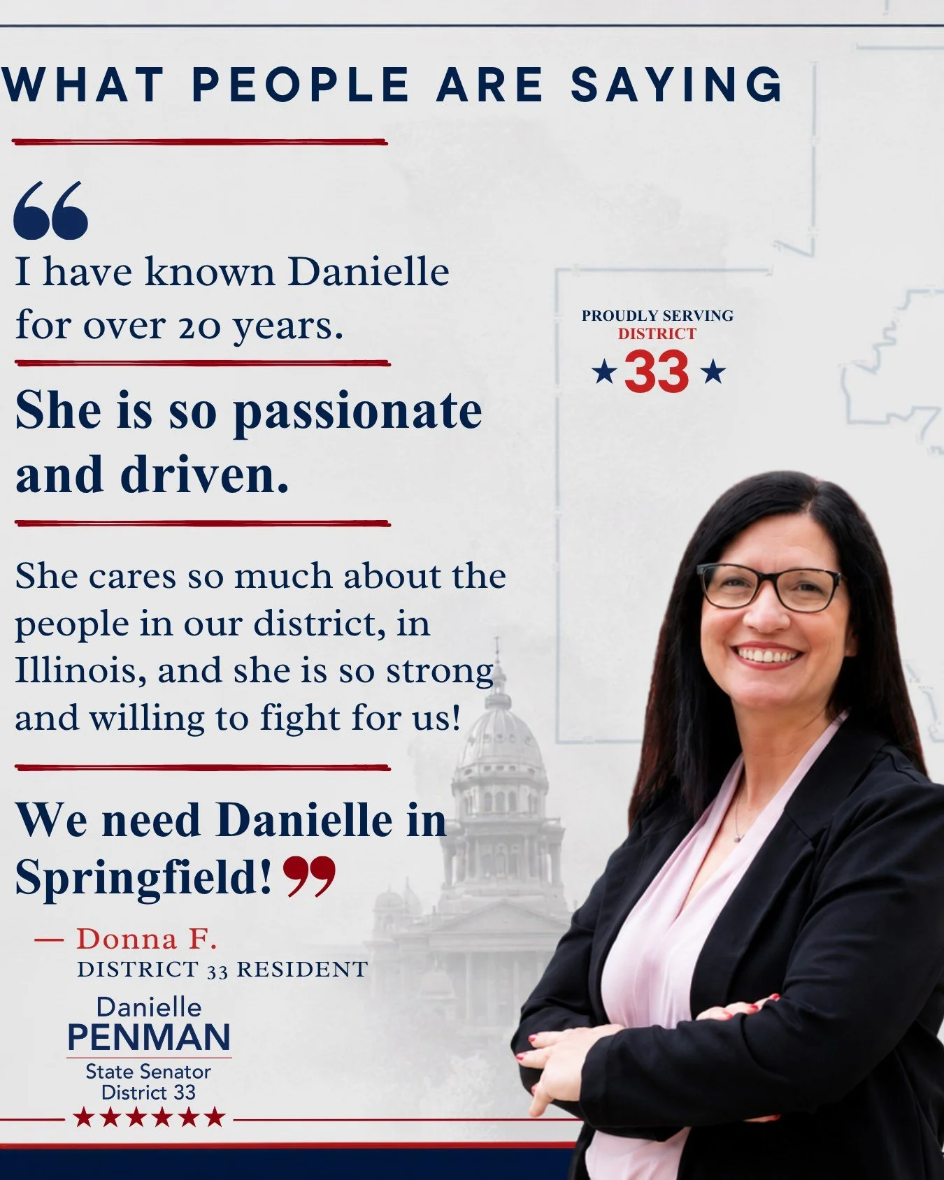 One of the greatest gifts of this campaign has been the encouragement I've received from people I've known for years - and from people I've only recently met.

Every conversation, every kind word, and every show of support reminds me why I decided to