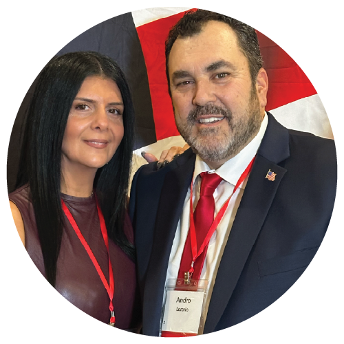 Andro Lerario and wife Annarose