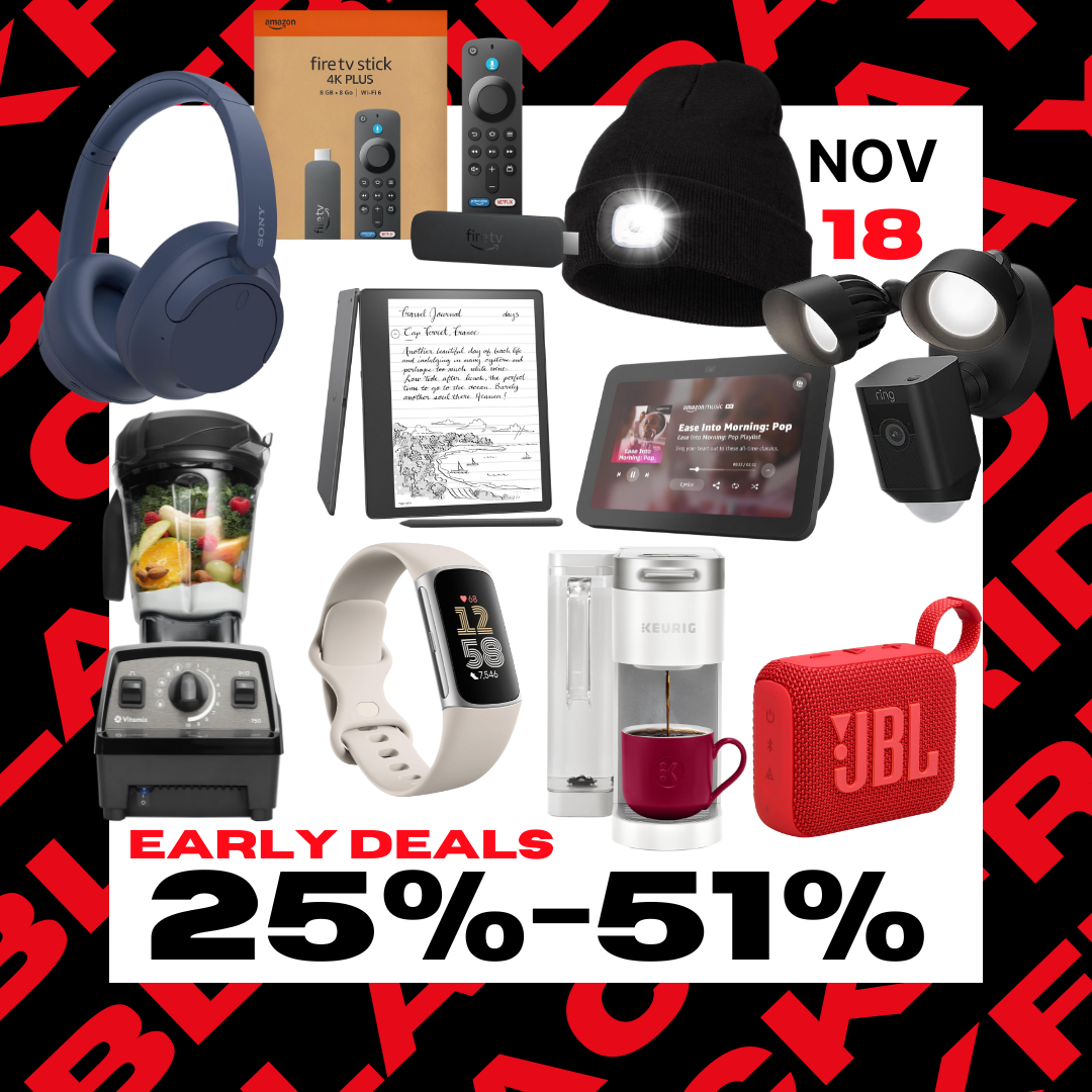 Early Black Friday Tech Deals 2025: Save Up to 51% 🔥