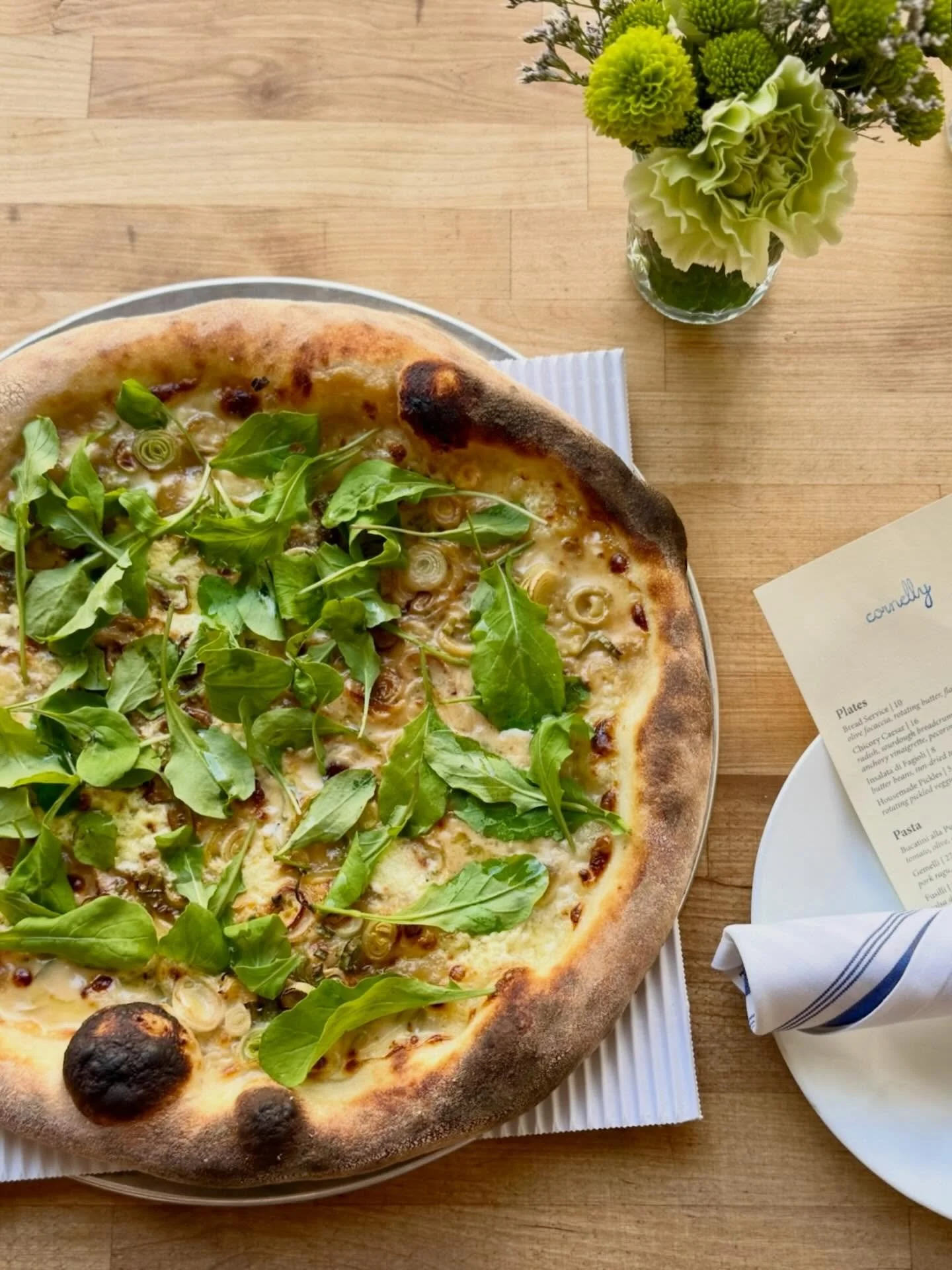 Pretty pies will brighten this dreary day 🫡 Come visit us or pick up dinner and cozy up! Online ordering available for both locations, Queen Anne &amp; Capitol Hill. Happy eating! 

#seattlepizza #naturallyleavened #seattlerestaurants