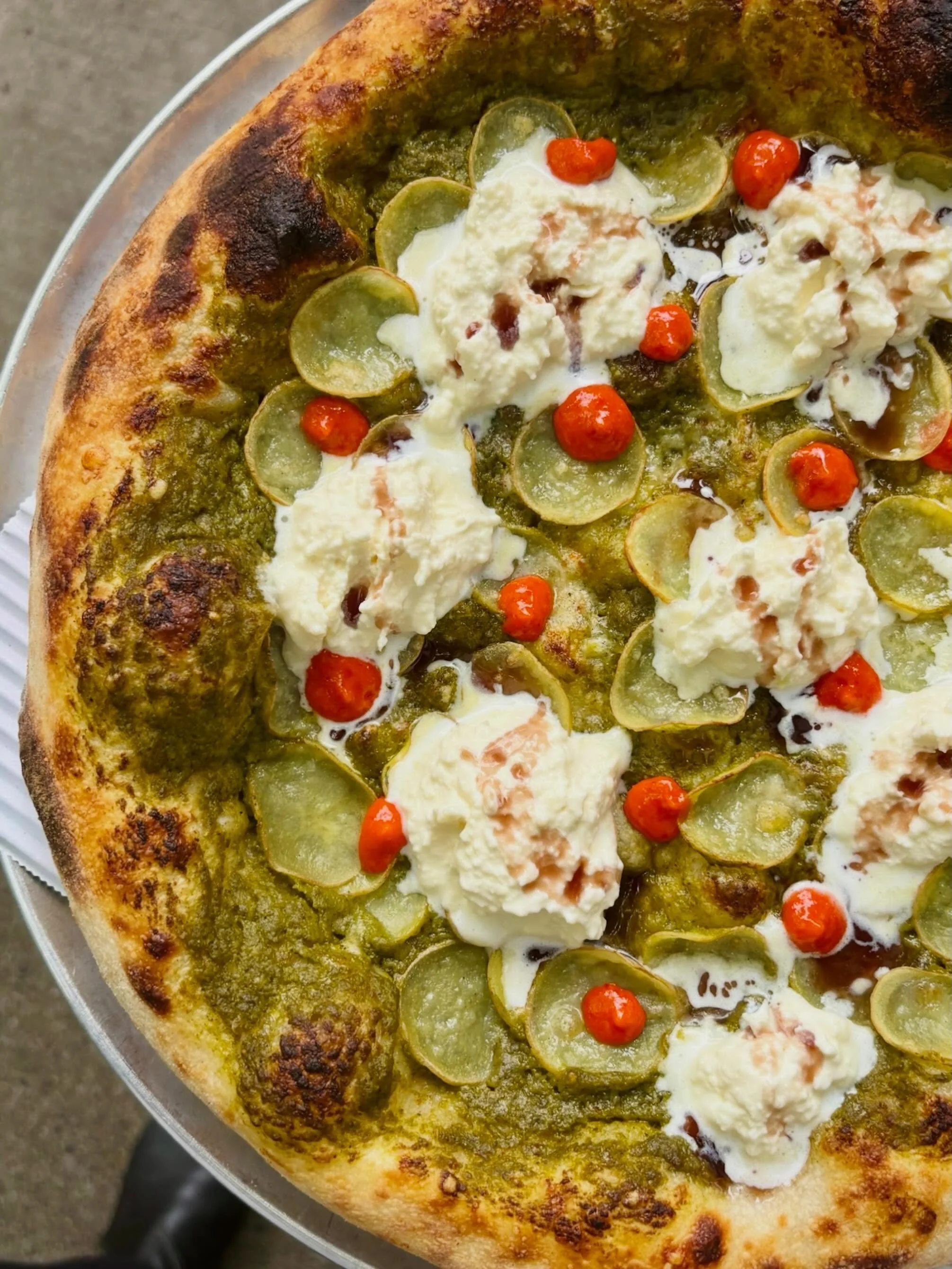 It&rsquo;s the last day of the weekend and it sure is a beaut 🌻 Come see us! Both locations open 5-9p, link in bio to place your take-out order/reservations for Queen Anne. 

&ldquo;Hunger Management&rdquo;&mdash; charred broccoli pesto, fingerling 