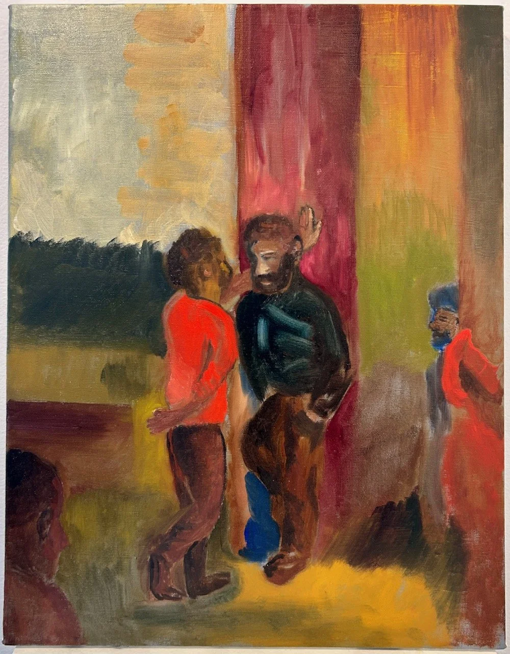 SOLD;
To be young;
Oil on canvas; 
2026;
14x18"
$425

