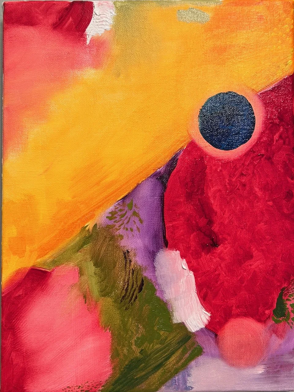 Perpetual; 2026; Oil on canvas; 9x12", $200. SOLD