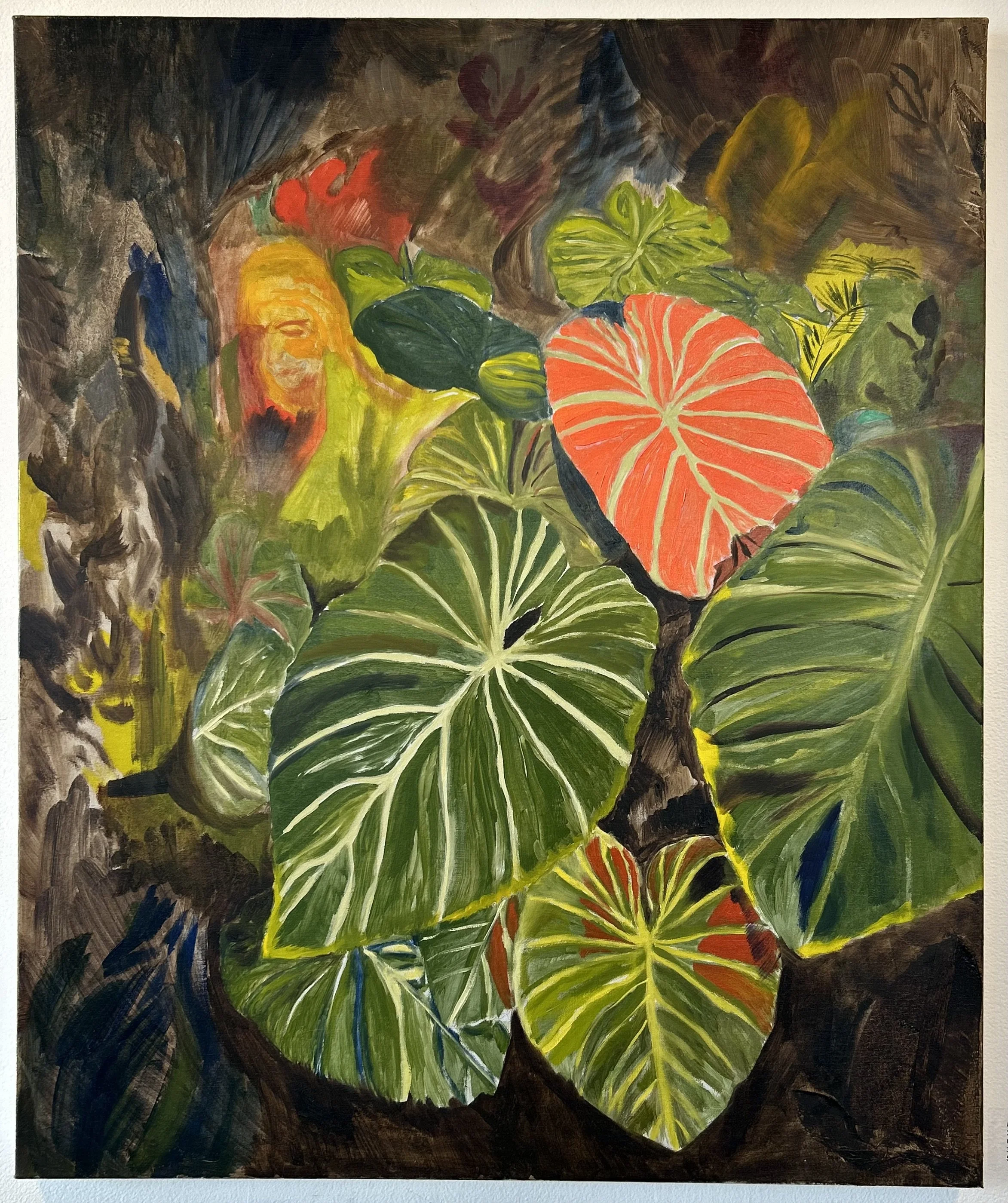 Philodendron dream;
2026;
Oil on canvas;
30x36"
$1,350.
Available - reach out to Elliot.Cudmore@gmail.com to secure. 