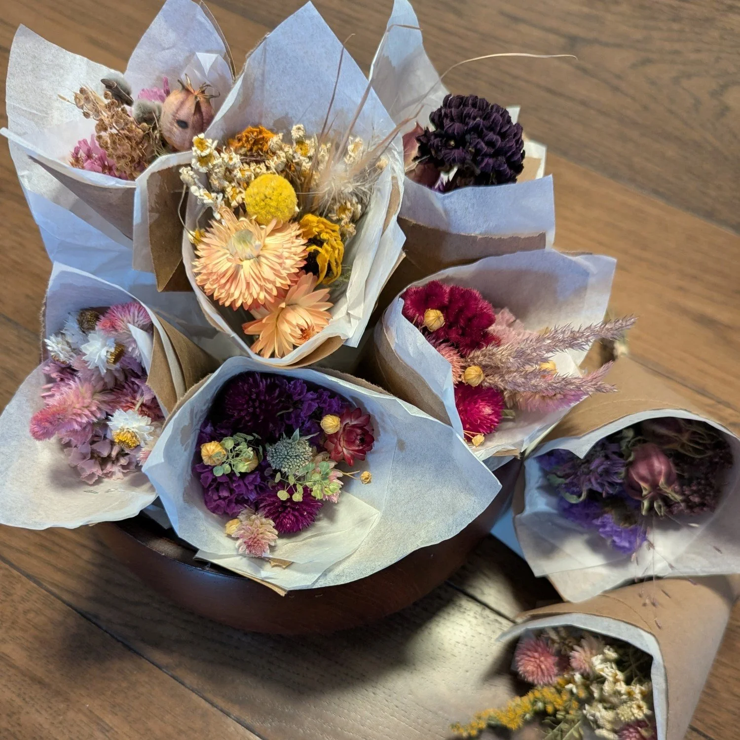 Dried Mini Bouquets