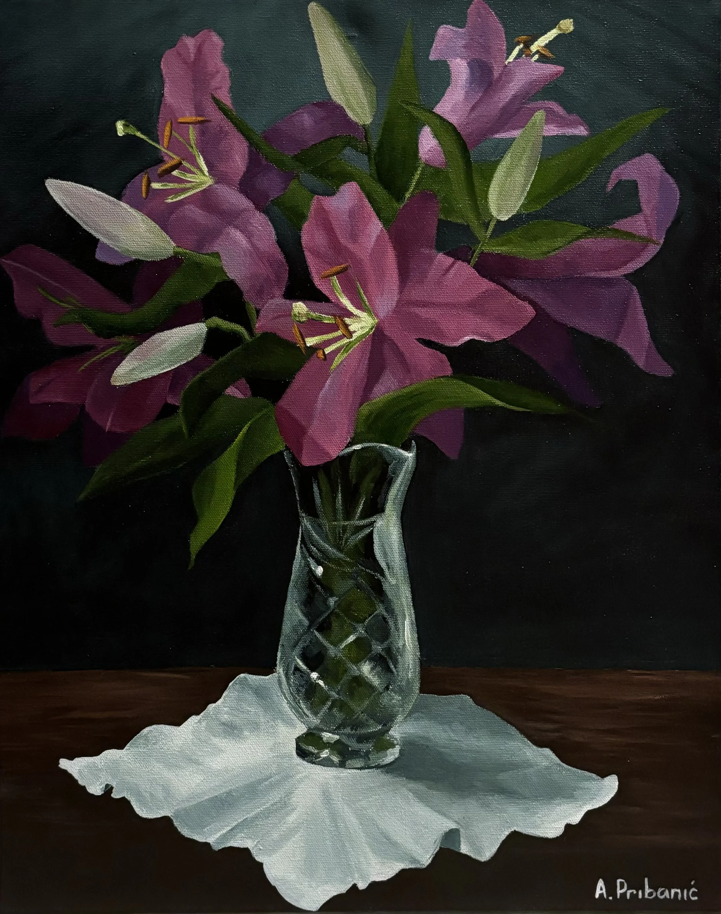Lilies in Crystal (original)