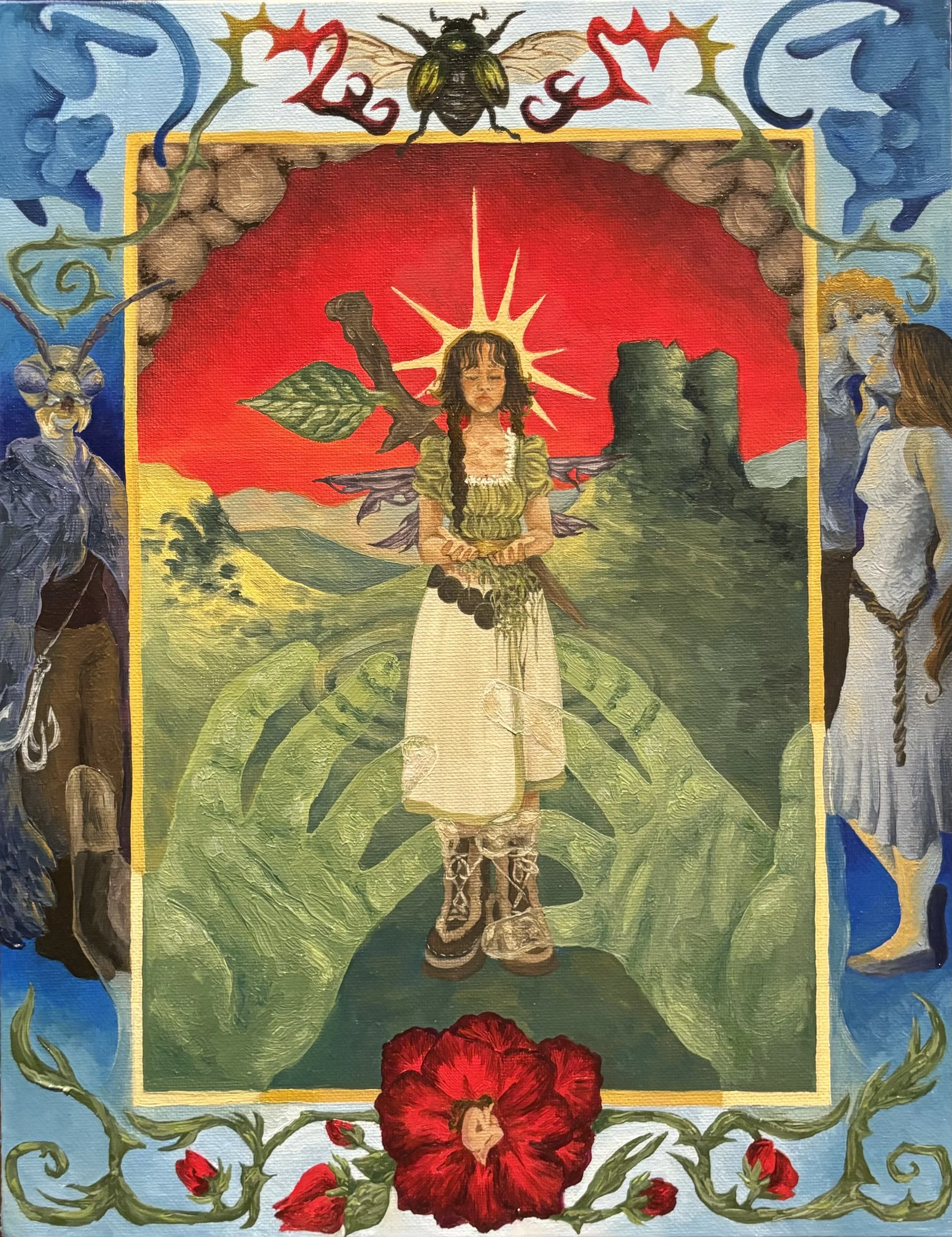 "Lassie", 2026 ~ Oil on canvas, 14x11 