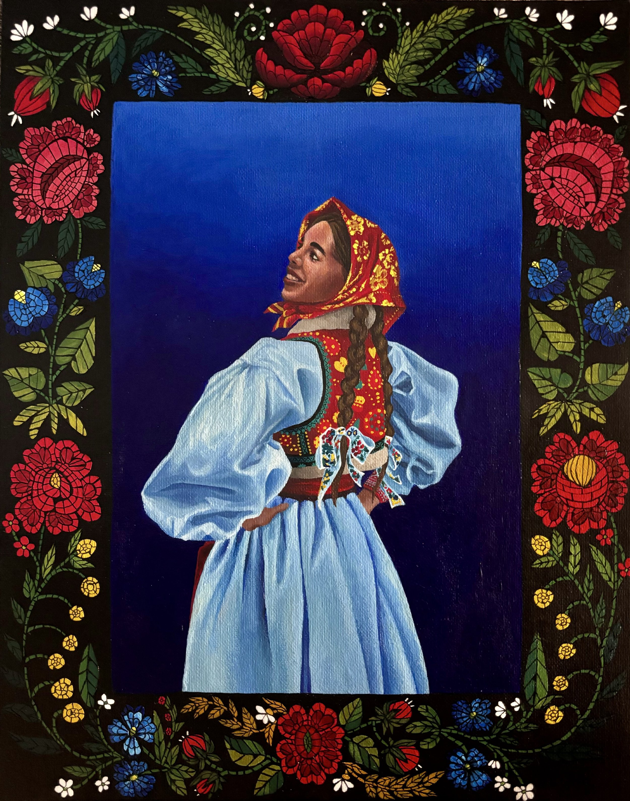 An Ode to being Croatian in New York - 2026 ~ Acrylic on canvas, 14x11