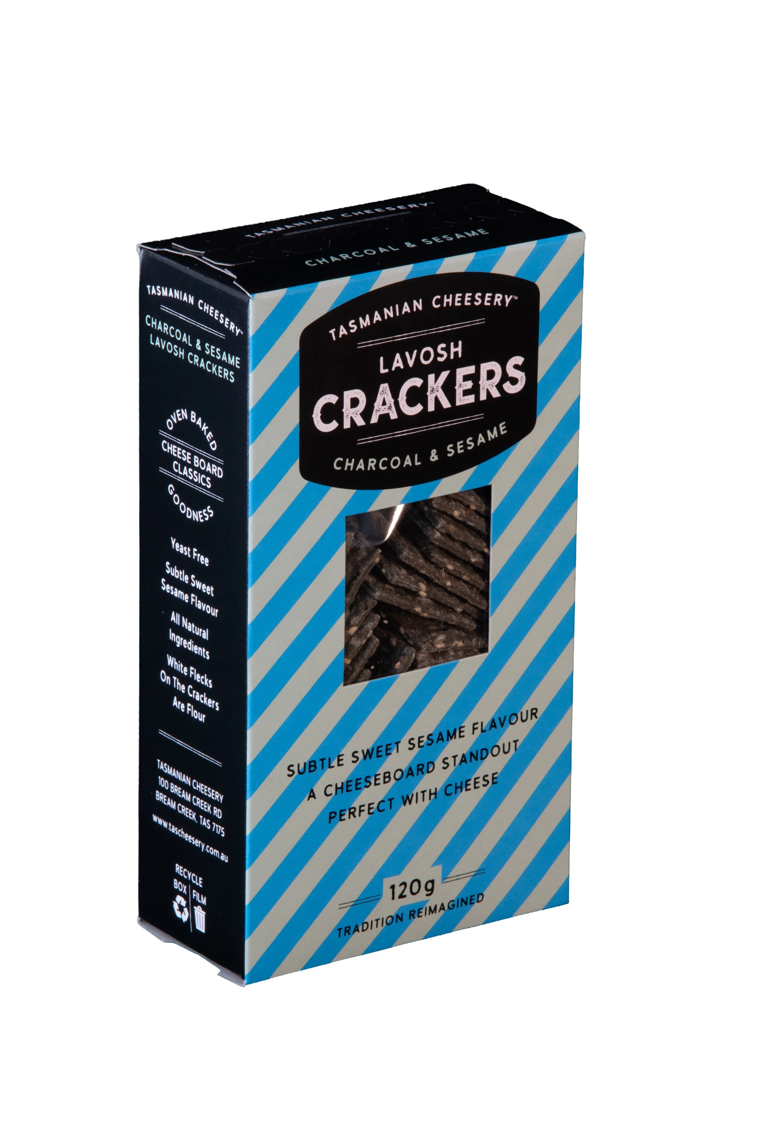 Charcoal and Sesame Lavosh