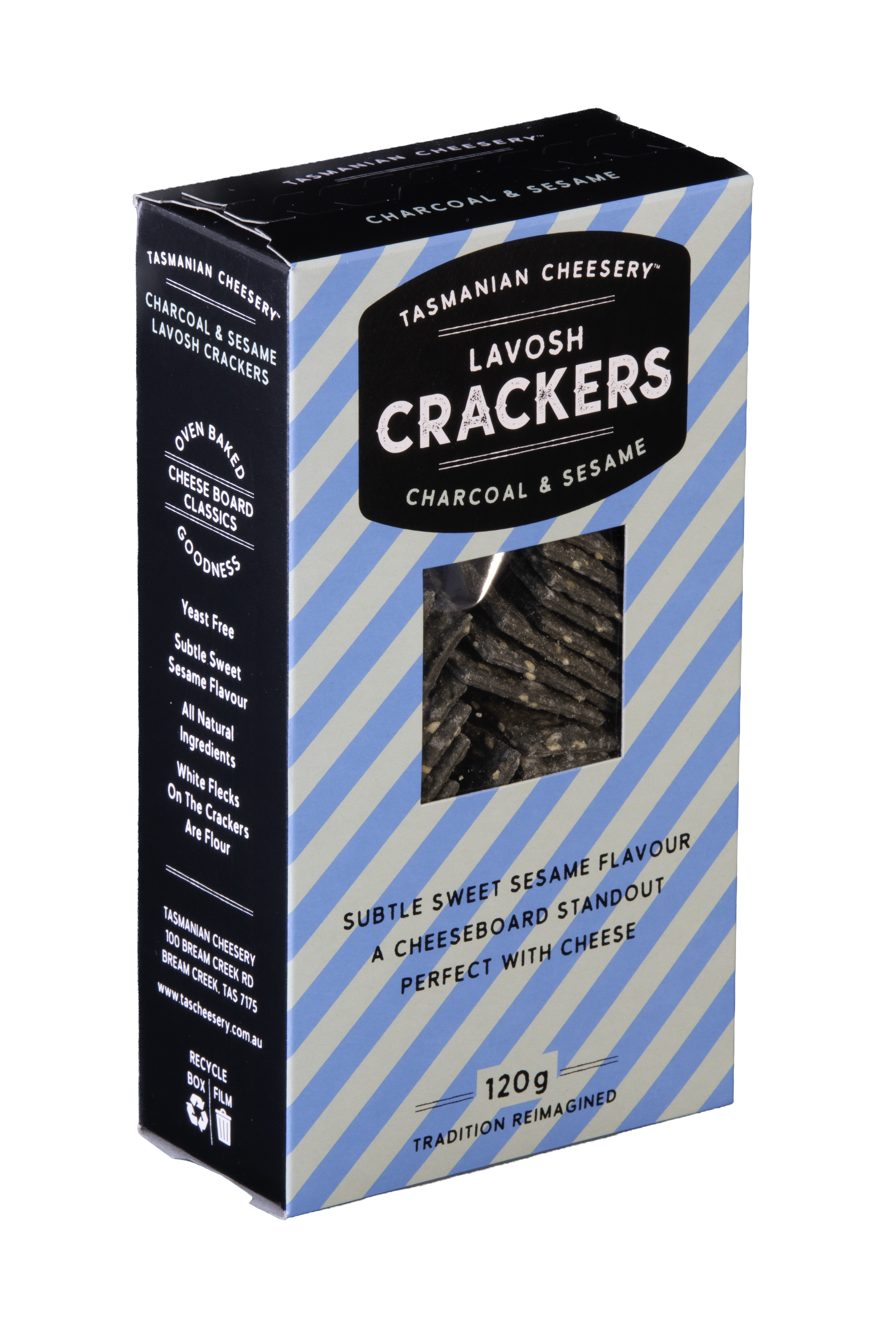 Charcoal and Sesame Lavosh