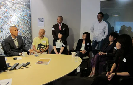 Cai at the ACC Alumni Talk, Asian Cultural Council Hong Kong