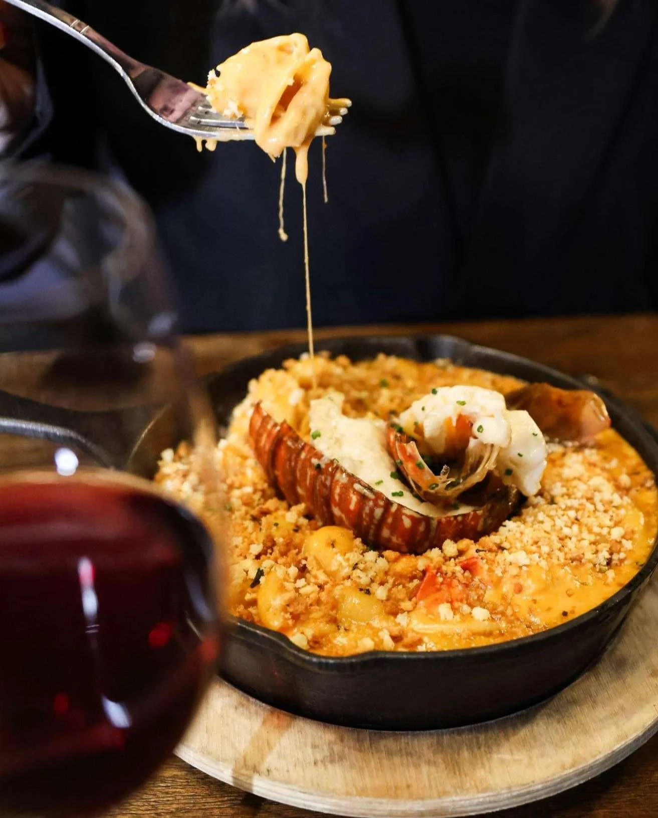 You had us at extra cheese and lobster 🦞