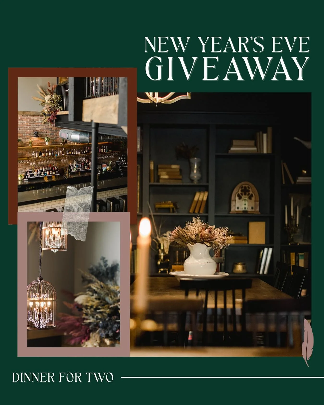 New Year&rsquo;s Eve at The Nest is calling... and we&rsquo;re giving away two seats at the table 🥂

Pick your time, bring your favorite person, and let us take care of dinner while you ring in the new year right.

To enter:
✨ Follow @thenest518
✨ T