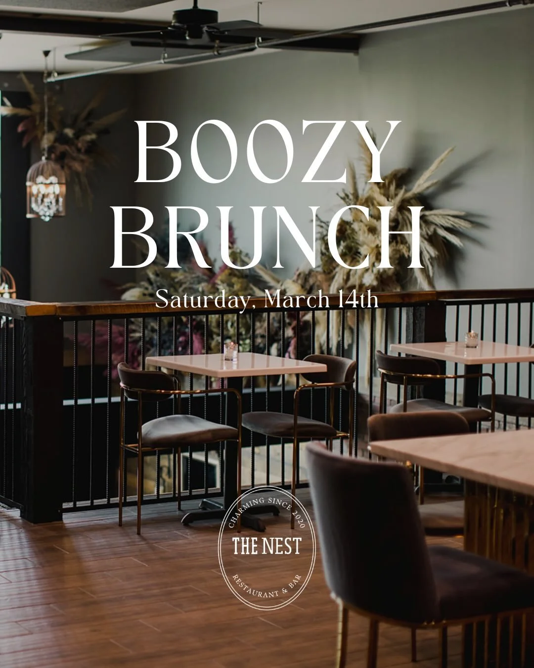 We like our brunch a little boozy 🍳🥂

Join us March 14 for Boozy Brunch featuring drink specials with Don Fulano Tequila and Condesa Gin - plus giveaways throughout the day.

Book your table and let&rsquo;s make it spirited.
