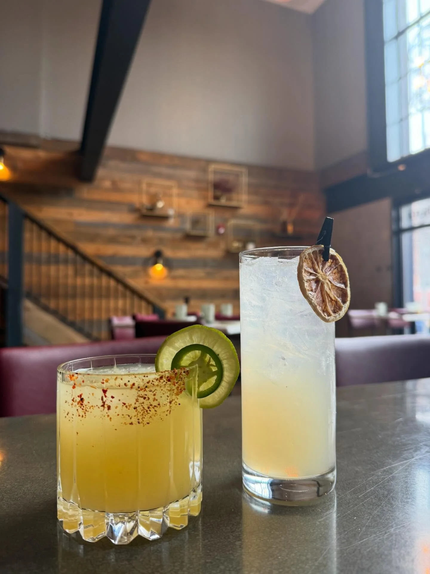 Weekend sips at The Nest 🍸

Condesa Spritz
Condesa Gin Original, St-Germain, lemon juice, rose honey simple, topped with club $16

Breakfast Margarita
Don Fulano Blanco Tequila, triple sec, lime juice, pineapple juice, smoked jalape&ntilde;o liqueur