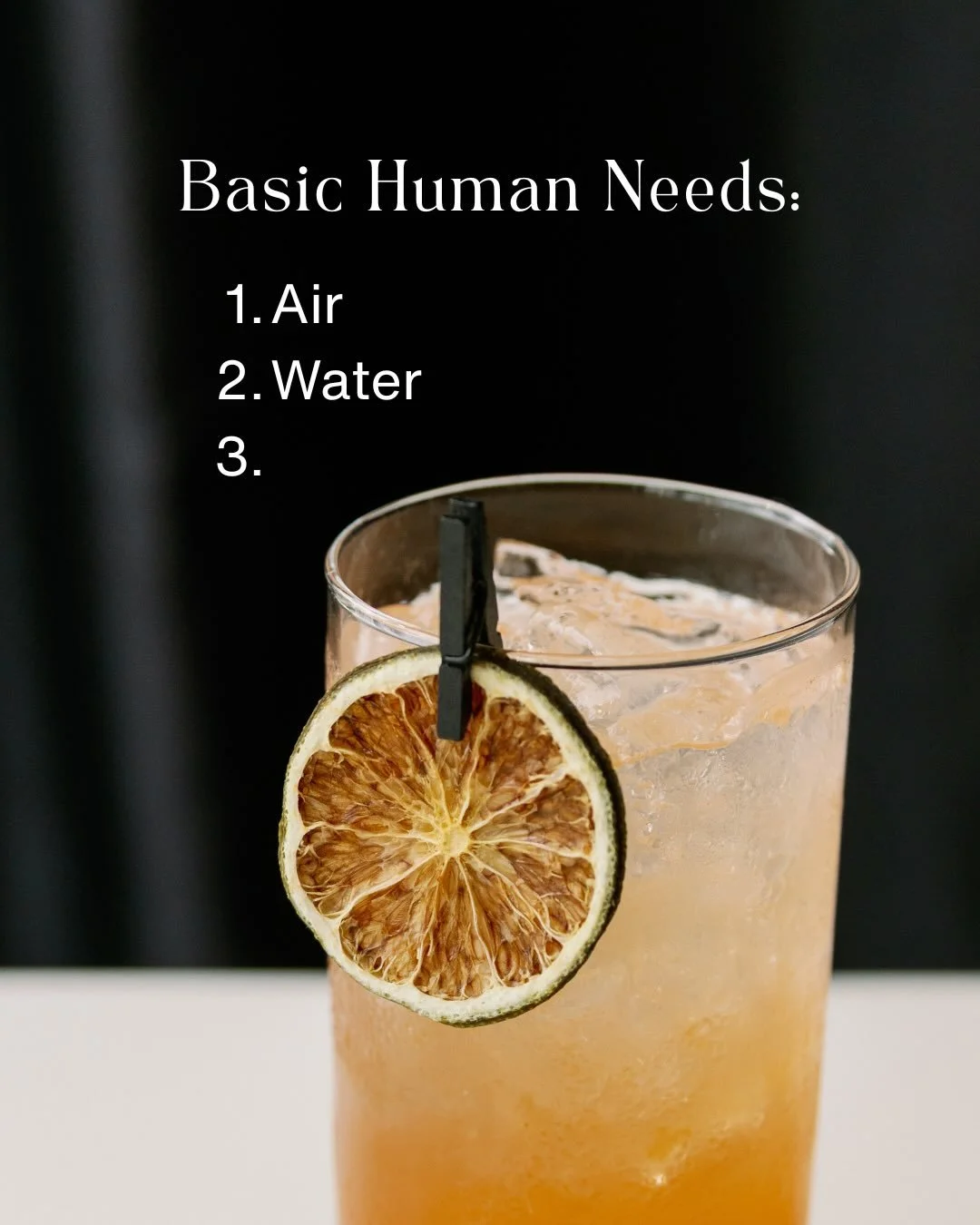 Right up there with the essentials. Come get what you need at The Nest!