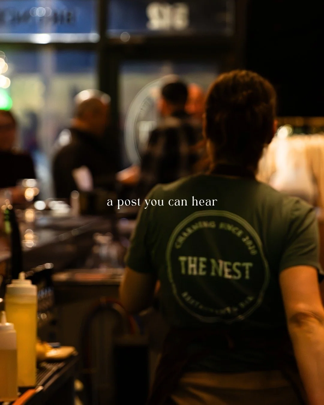 Listen close enough, and you can even hear the fryer!