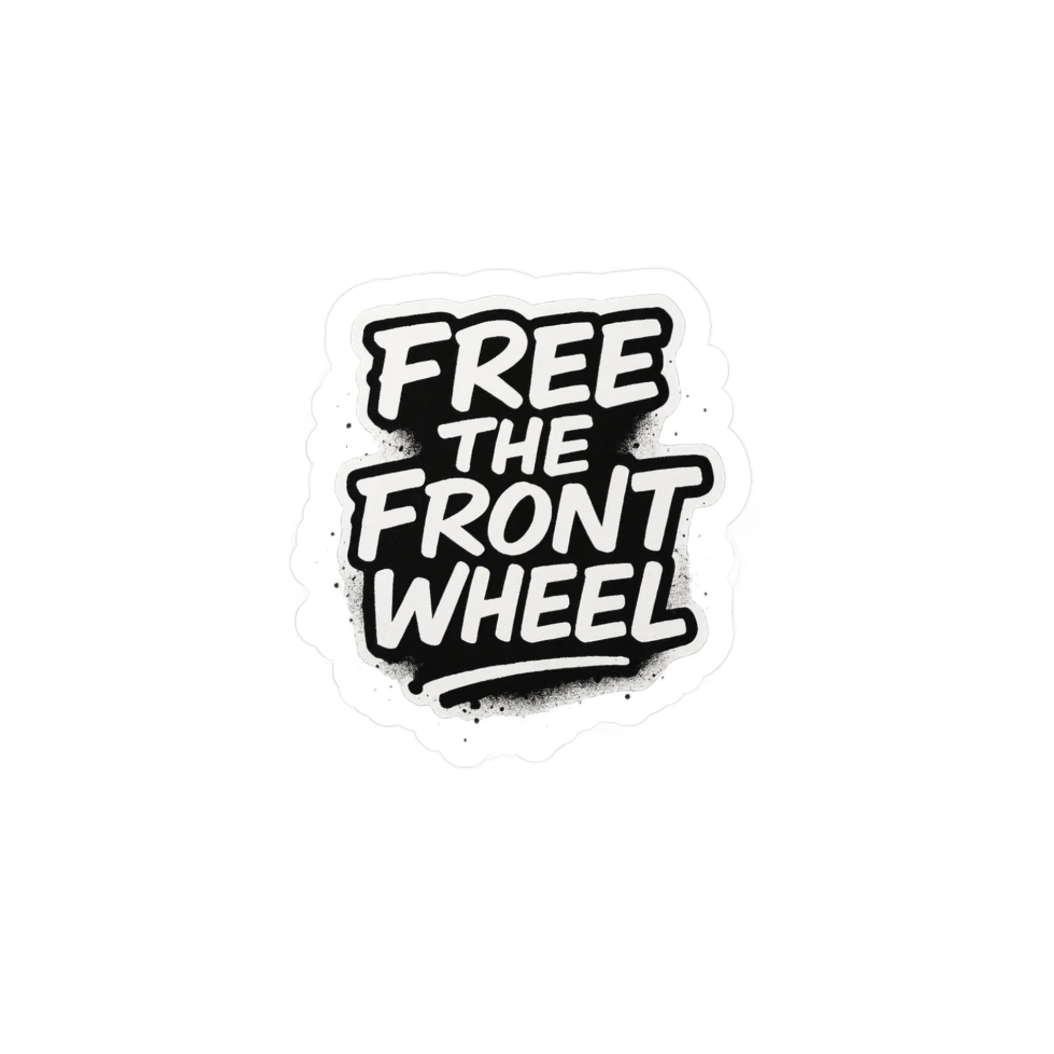 Free The Front Wheel Sticker 1ct