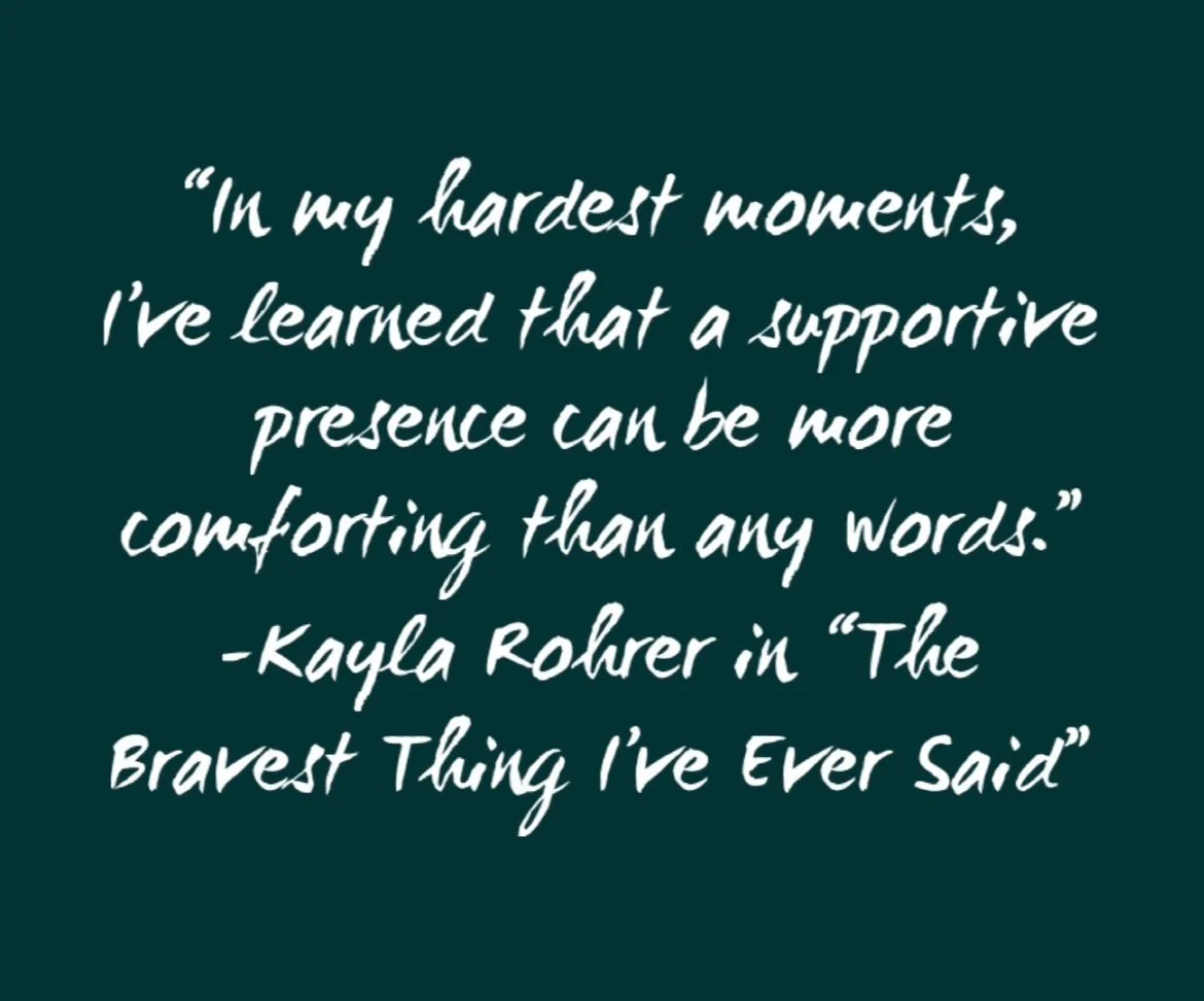 A relevant quote this week from Kayla&rsquo;s debut book, coming this summer.

Don&rsquo;t forget to check out &ldquo;When Words Wound&rdquo; this week on Brave Haven Podcast!

#bravehavenpodcast #thebravestthingiveeversaid #debutauthor #memoir #chri