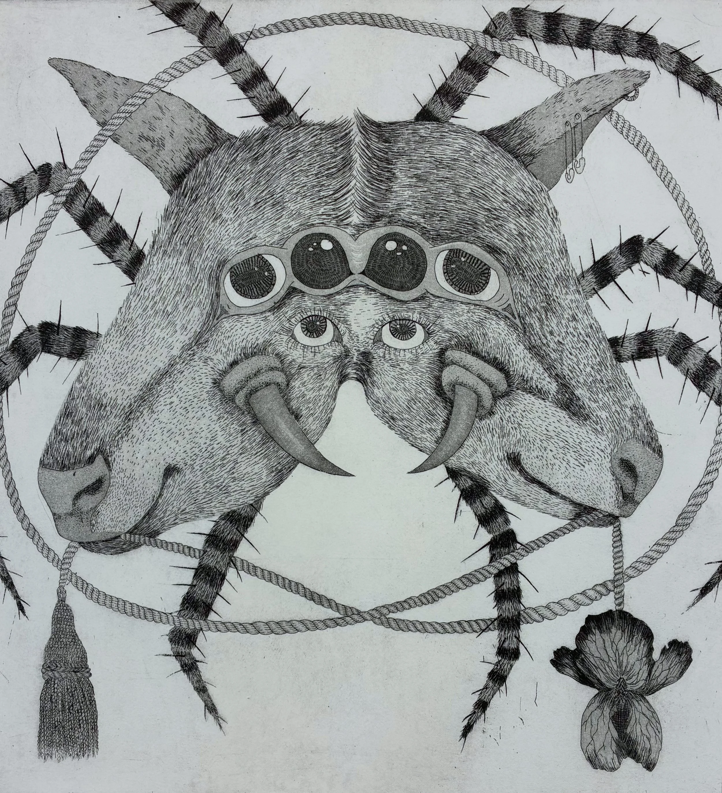 Autumn Johnson, Child, 2026, Intaglio, 18 x 18 in.