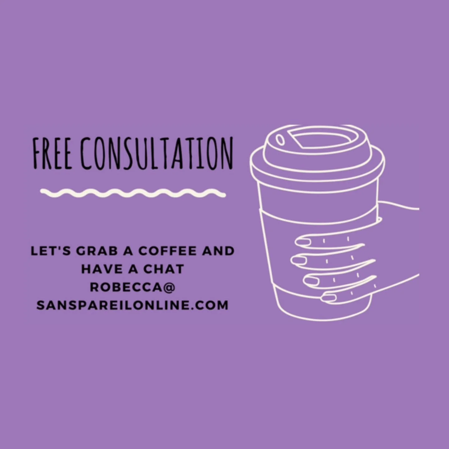 Did you know that we offer an initial free consultation? Usually, in the shape of a coffee and a chat, this can also be online!

This is a great way to find out about you and your business and see if we align.

If this sounds like something you would