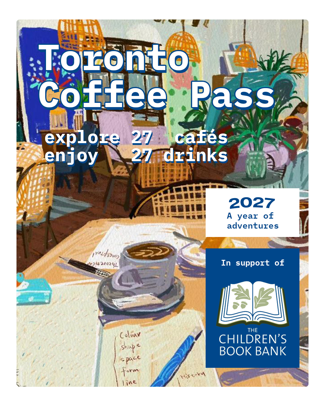 Toronto Coffee Pass (Physical) (Delivered to you)