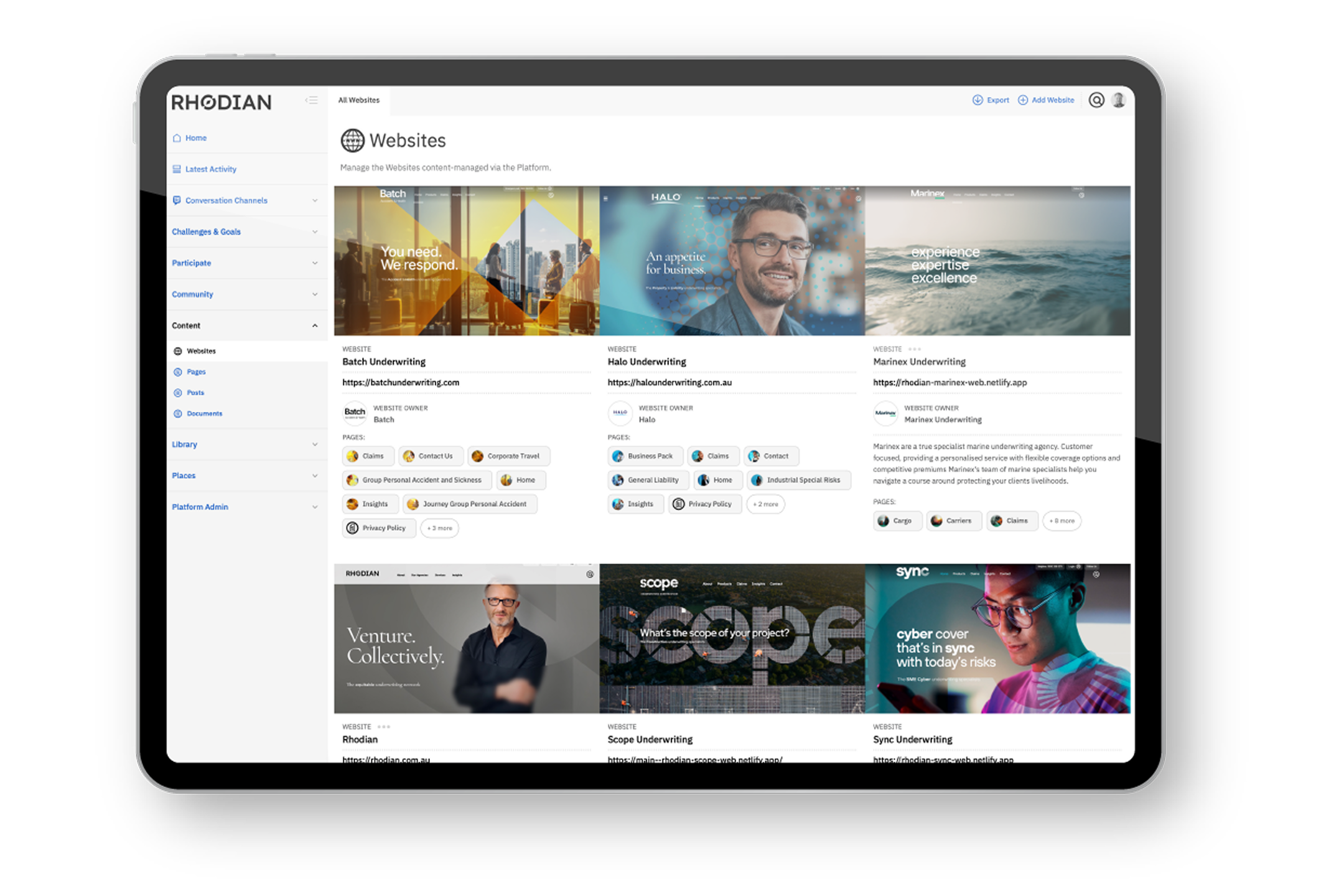 Rhodian Websites